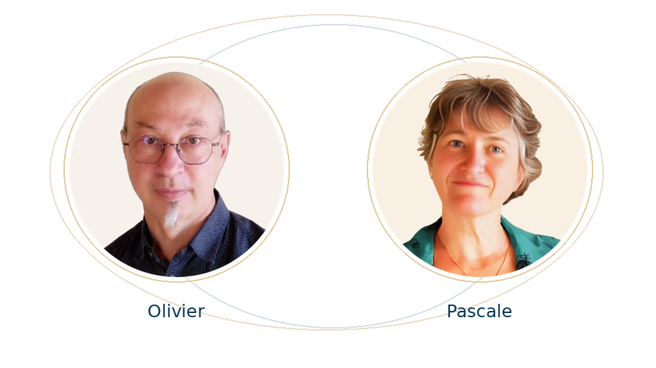 Portraits d’Olivier et Pascale, les deux professionnels QT2V